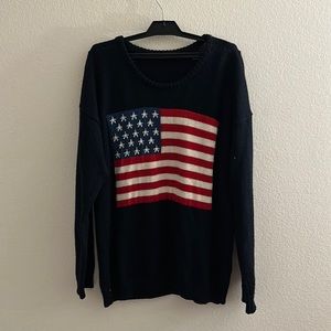 Brandy Melville American flag sweater